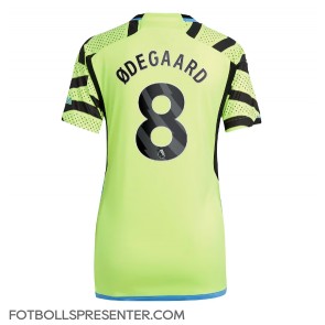 Arsenal Martin Odegaard #8 Borta Matchtröja Dam 2023-24 Kortärmad